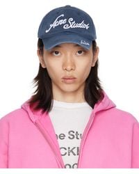 Acne Studios - Logo Cap - Lyst