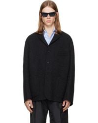 Jil Sander - Wool Chevron Jacket - Lyst
