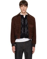Tonywack - Split Patch Pocket Suede Jacket - Lyst