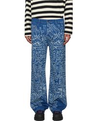 Robyn Lynch - Laser Etched Map Jeans - Lyst