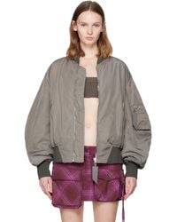 The Attico - Anja Bomber Jacket - Lyst