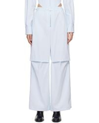 Dion Lee - Blue Flight Trousers - Lyst