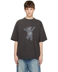 we11done - Gray Teddy T-shirt - Lyst