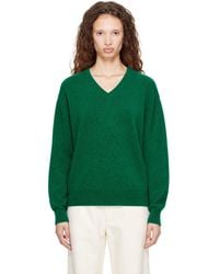 Ssstein - Pure Cashmere Knit V-Neck Sweater - Lyst