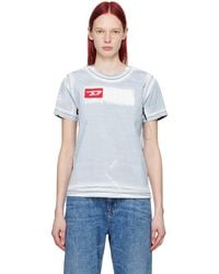 DIESEL - ホワイト T-regs-n5 Tシャツ - Lyst