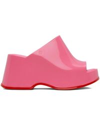 Melissa - Pink Patty Heeled Sandals - Lyst