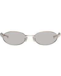 Bottega Veneta - Sardine Oval Sunglasses - Lyst