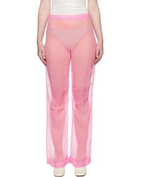 ALAINPAUL - Mousseline Silk Chiffon Knee Trousers - Lyst