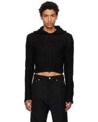 Rick Owens - Tower Cropped Hoodie - Lyst