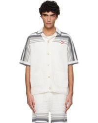CASABLANCA - Off- Tennis Crochet Shirt - Lyst
