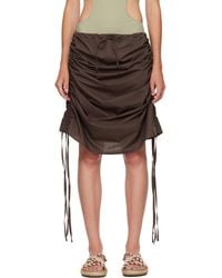 Baserange - Ssense Exclusive Pictorial Midi Skirt - Lyst