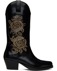 Ernest W. Baker - Rose Studded High Western Boots - Lyst