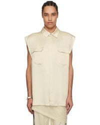 Rick Owens - オフホワイト Hollywood Jumbo Sl オーバーシャツ - Lyst