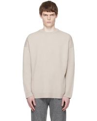 Entire studios - Oversized Knit Crewneck Sweater - Lyst