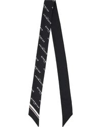 Givenchy - Shadow' Bicolor Bandeau Silk Scarf - Lyst