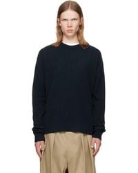 Maison Margiela - Virgin Wool Crewneck Sweater - Lyst