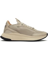 BOSS - Ttnm Evo Knitted Upper Sneakers - Lyst