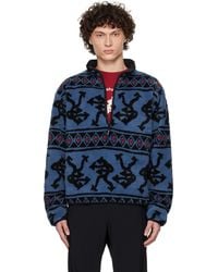 District Vision - Half-Zip Pile Fleece Jacket - Lyst