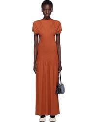 TOTEME - Knife-Pleated Jersey Maxi Dress - Lyst