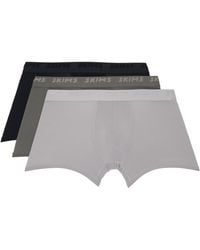 Skims - Three-Pack Stretch 3 Boxer Briefs - Lyst