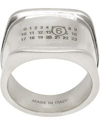 MM6 by Maison Margiela - Signet Ring - Lyst