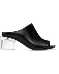 MM6 by Maison Margiela - Anatomic Heeled Mule Sandals - Lyst