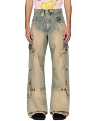 Egonlab - Cargo Pocket Jeans - Lyst