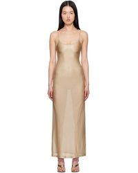Alaïa - Knit Slip Dress - Lyst