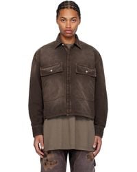 B1ARCHIVE - Flap Pocket Denim Shirt - Lyst
