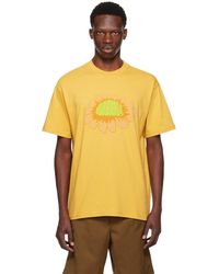 Carhartt - T-shirt jaune à image e à logo - Lyst