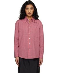 DUNST - Oversized Bd Checked Shirt - Lyst