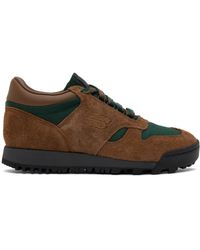 New Balance - Brown & Green Rainier Low Sneakers - Lyst