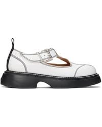 Ganni - Everyday Buckle Mary Jane Loafers - Lyst