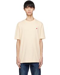 New Balance - Beige Made In Usa Core T-shirt - Lyst