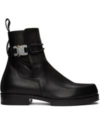 1017 ALYX 9SM - Black Low Buckle Boots - Lyst