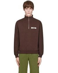 Jacquemus - 'The Gros Grain Zipped-Rollneck' Sweatshirt - Lyst