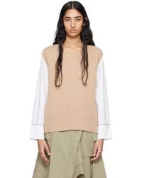 3.1 Phillip Lim - Oversized Knit Vest Shirt - Lyst