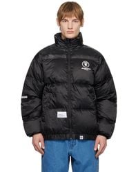 Aape By A Bathing Ape - 'Aape Now' Moonface Logo Zip-Up Down Jacket - Lyst