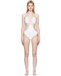 Rosetta Getty - Recycled Nylon One-Piece Swimsuit - Lyst