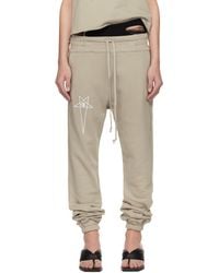 Rick Owens - オフホワイト Championエディション Joggers スウェットパンツ - Lyst