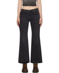 Levi's - Black Middy Ankle Flare Jeans - Lyst