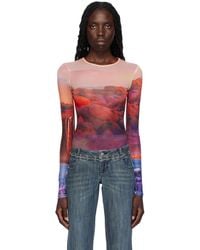 Miaou - Multicolor Graphic Long Sleeve T-shirt - Lyst