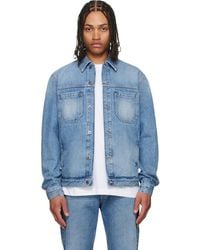 Off-White c/o Virgil Abloh - Half Arrow Denim Skate Jacket - Lyst