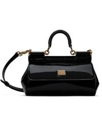 Dolce & Gabbana - ブラック スモール Sicily バッグ - Lyst