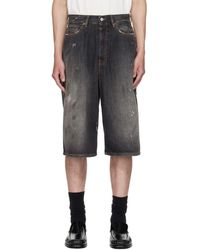Acne Studios - Faded Denim Shorts - Lyst