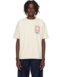 Rhude - Off- Chevron Logo Repeat T-Shirt - Lyst