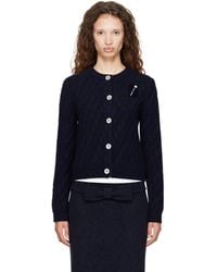 ShuShu/Tong - Cable Knit Cardigan - Lyst