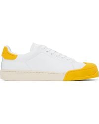 Marni - White & Yellow Dada Bumper Sneakers - Lyst