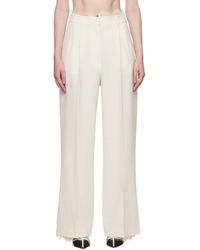 Beaufille - Pantalon Celeste Blanc Cassé - Lyst