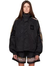 Ganni - Placement Printed Flyweight Nylon Jacket - Lyst